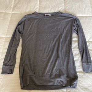 Gray tunic with pockets
